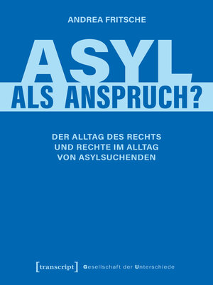 cover image of Asyl als Anspruch?
